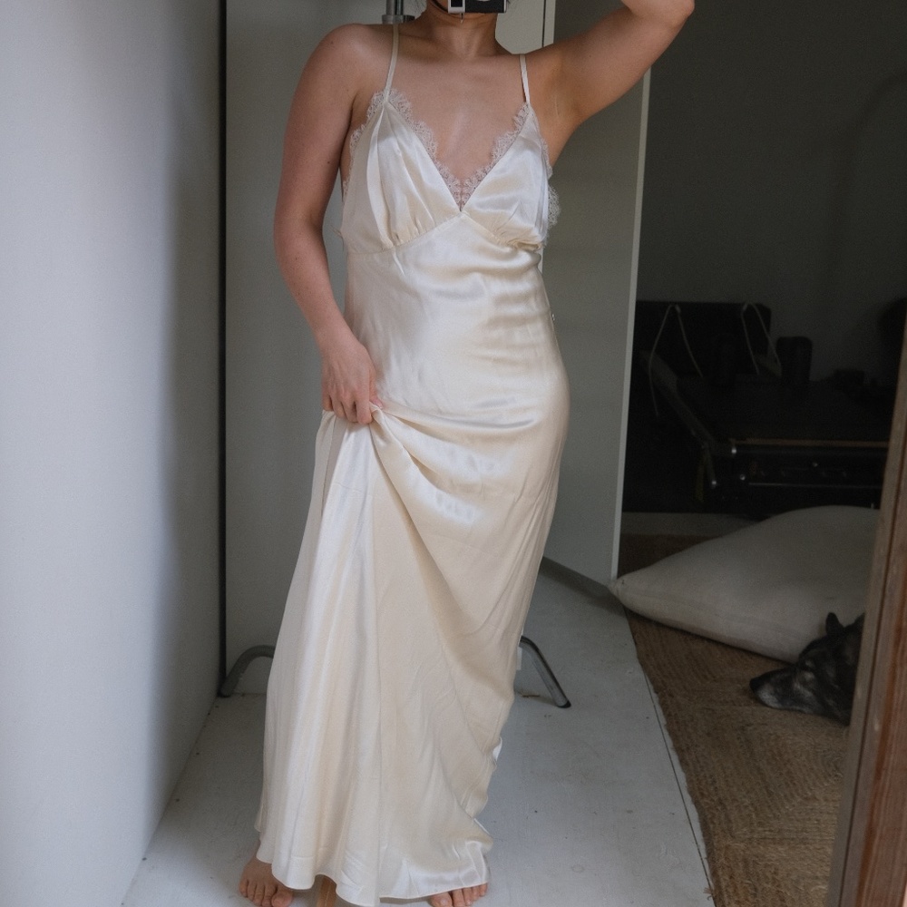 Reformation Maysen silk dress